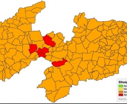   Paraíba tem 10 municípios em bandeira vermelha e 213 em bandeira laranja na nova classificação