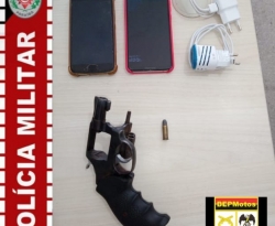 Polícia prende suspeito de assalto em Cajazeiras; bandido estava armado com um revólver