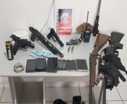 Operação conjunta cumpre mandados e apreende cinco armas de fogo no Sertão da Paraíba