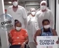 Juntas, mãe e filha se recuperam da Covid-19 e recebem alta de Hospital na PB