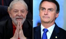 Lula tem 35% de intenções de voto e Bolsonaro, 33%, mostra pesquisa