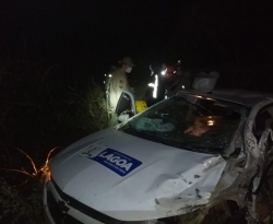 Mulher morre após carro de prefeitura paraibana colidir contra caminhonete, entre Malta e Patos
