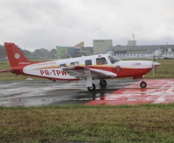 Aeronave do serviço aeromédico inicia ações com transporte de vacinas contra Covid-19 na PB