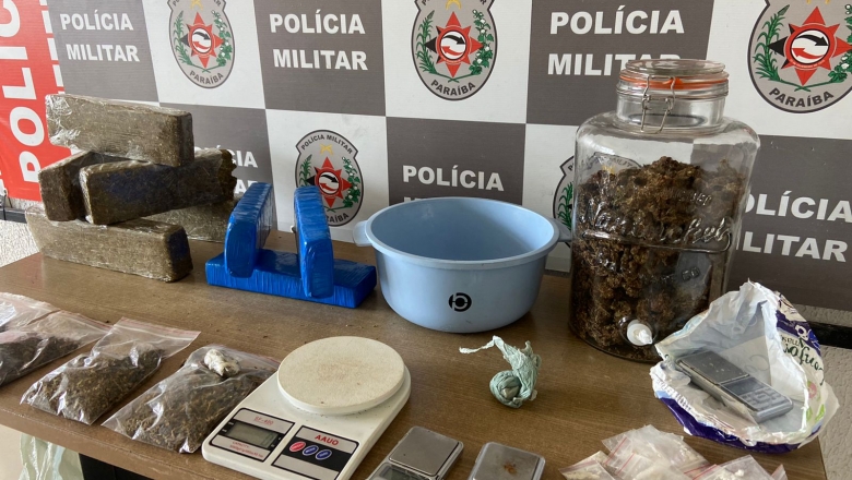 Polícia Militar apreende carregamento de drogas que seriam distribuídas neste final de ano na PB