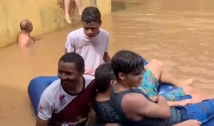 Chuva de 177 milímetros inunda comunidades rurais e deixa pessoas ilhadas em Cachoeira dos Índios; assista