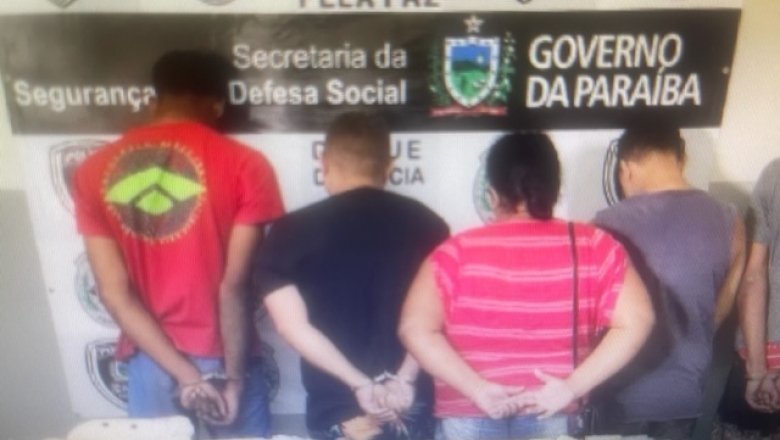 Cinco pessoas são presas suspeitas de tráfico de drogas em operação no Brejo da PB