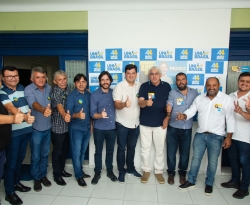  Pedro Cunha Lima recebe apoio do deputado Taciano Diniz 