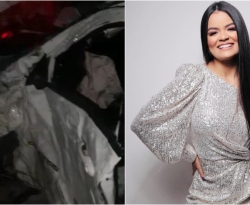Cantora de Uiraúna sofre acidente de carro no Ceará; homem morreu