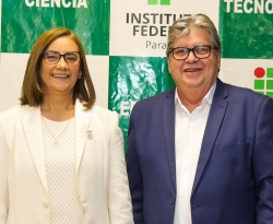 João Azevêdo prestigia posse de nova reitora do IFPB e destaca parcerias com a instituição