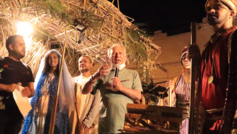 Projeto Presépio Vivo Itinerante é apresentado em Cajazeiras pelo grupo teatral As Ximenas