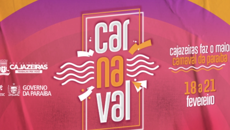 Prefeito de Cajazeiras anuncia programação oficial do Carnaval de rua; confira as atrações 