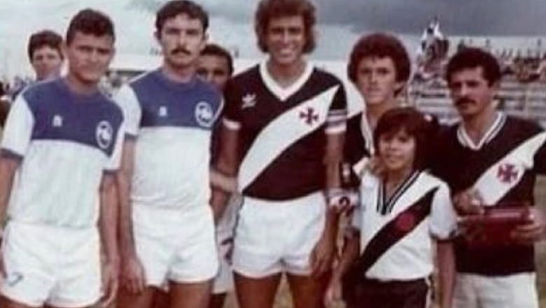 Em excursão no ano de 1985, Dinamite marcou um hat-trick e comandou amistoso contra o Atlético em Cajazeiras