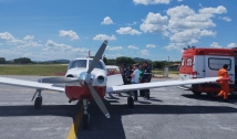 Avião do Corpo de Bombeiros é acionado para transportar paciente vítima de infarto em Conceição