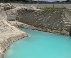 Obras encontram água azul-turquesa em Parnamirim (RN) e prefeito quer “empreendimento turístico”