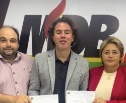 Prefeita e vice-prefeito de Uiraúna oficializam filiação ao MDB