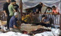 Ataque aéreo a hospital em Gaza deixa centenas de mortes