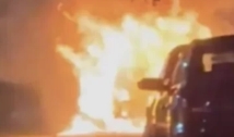 Homem  é preso em flagrante por incendiar viatura da Polícia Civil em Patos