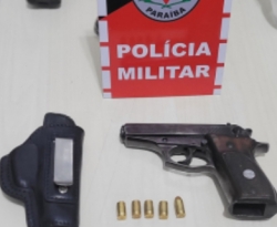 Homem é preso com pistola e munições em Uiraúna 