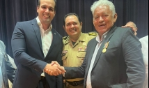 Vice-governador Lucas Ribeiro homenageia veteranos e entrega atos de promoção na Polícia Militar
