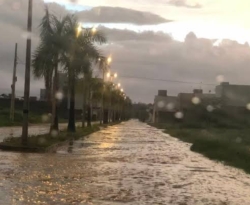 Fortes chuvas são registradas no primeiro dia do ano na PB; cidades sertanejas amanhecem com tempo fechado