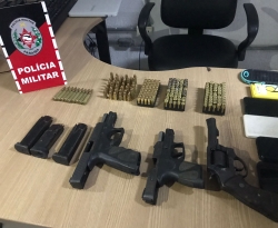Polícia Militar prende 9 integrantes de facção criminosa são detidos com armas e munições em menos de 12h, na PB