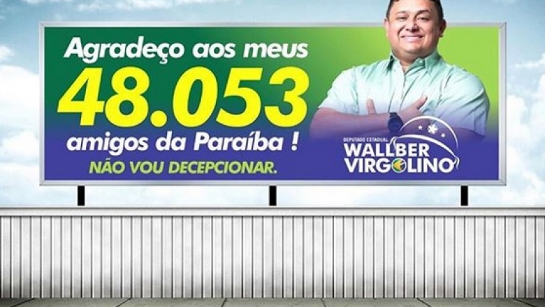 “O humilhado foi exaltado”, diz Wallber Virgolino eleito deputado estadual mais votado em João Pessoa
