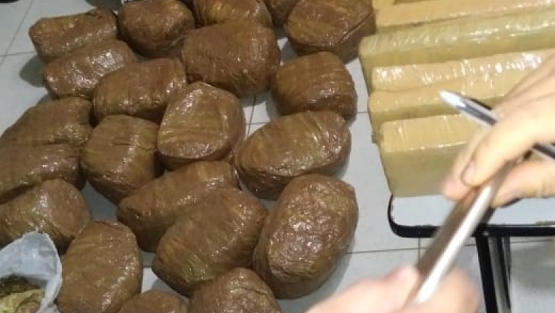 Polícia intercepta carregamento de quase 60 kg de drogas em Monteiro