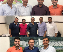 Vice-prefeito de Uiraúna e Wilson Filho se reúnem com secretários estaduais 