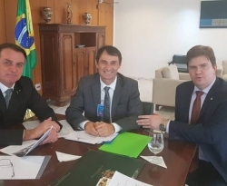 Romero é recebido novamente por Bolsonaro e acerta apoio para instalação do VLT em Campina Grande