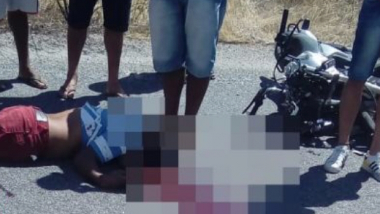Jovem morre após colidir moto de frente com caminhonete entre São Francisco e Santa Cruz, Sertão da PB 