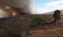 Moradores gravam videos e mostram preocupação com incêndios registrados em Itaporanga, São José de Caiana e Diamante
