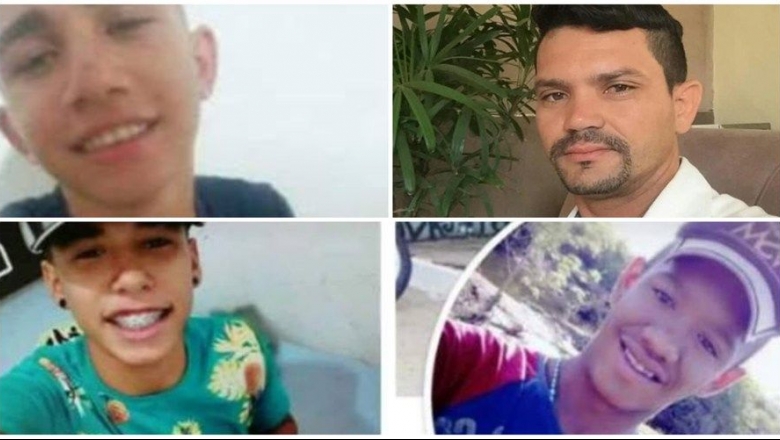 Divulgados os nomes das quatro pessoas que morreram em acidente próximo a Catingueira