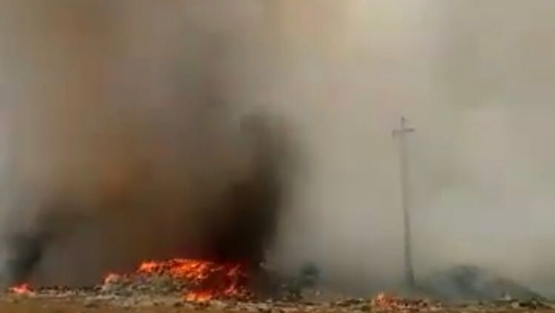 Moradores de Cajazeiras reclamam da fumaça liberada pelo lixão; veja vídeo
